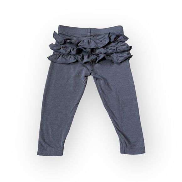 Kickee Pants Nwot Bamboo Blend Ruffle Bum Leggings - Picture 1 of 3